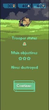 death screen in drop troop