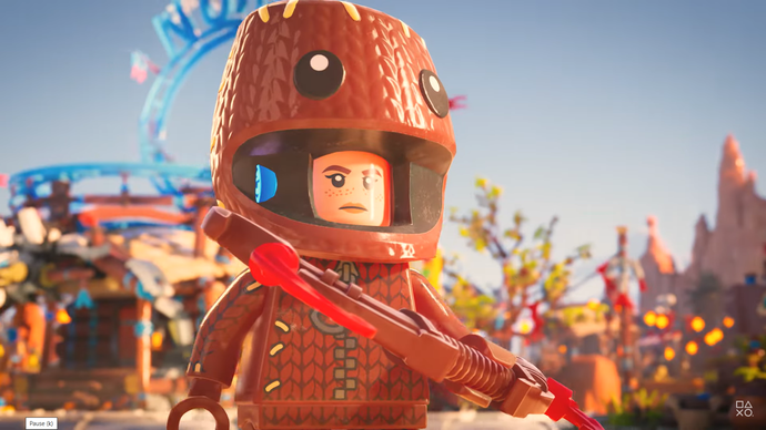 Aloy as Sackboy in Lego Horizon Adventures