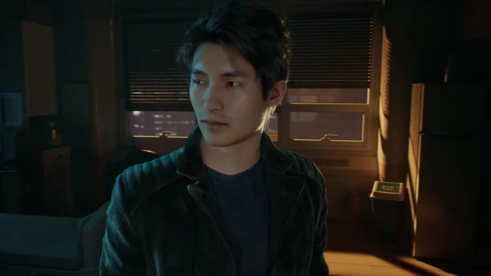 Screenshot from Project M trailer showing a male character in an apartment