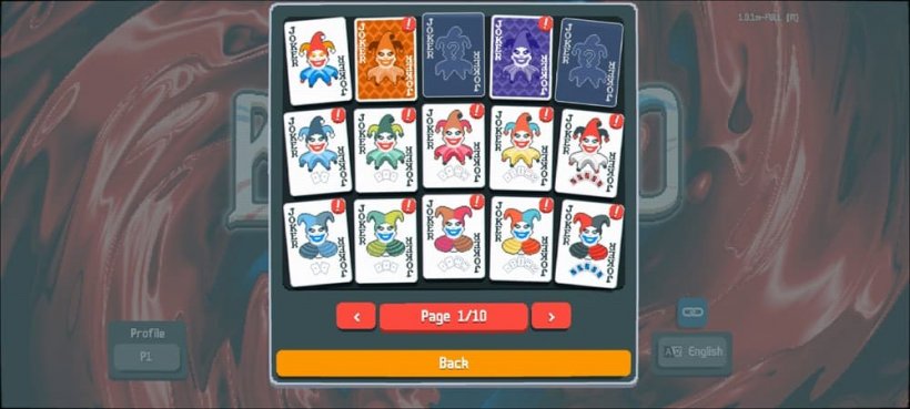 A picture of some of the available Joker cards in Balatro