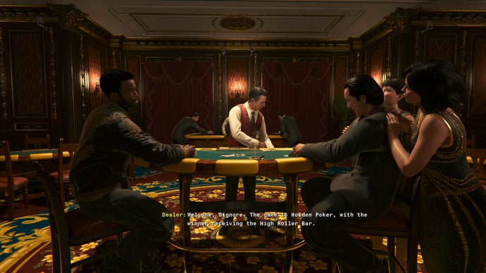 CoD Black Ops 6 screenshot showing you playing cards in the casino