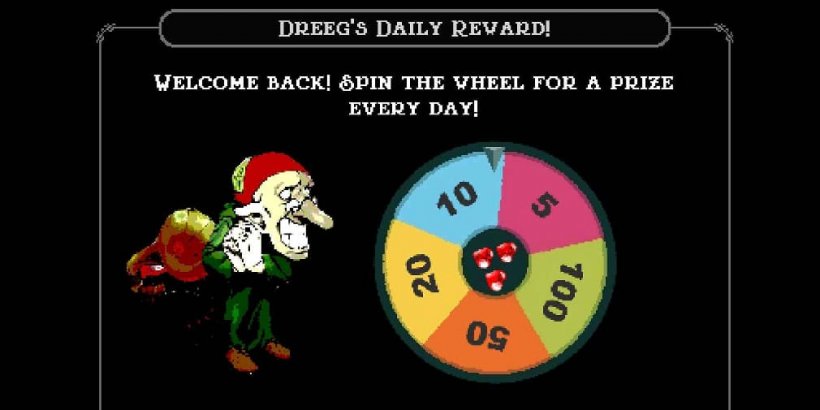 Try your luck at the Daily Spin!