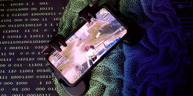 Puk Triggers on a phone with PUBG Mobile on screen