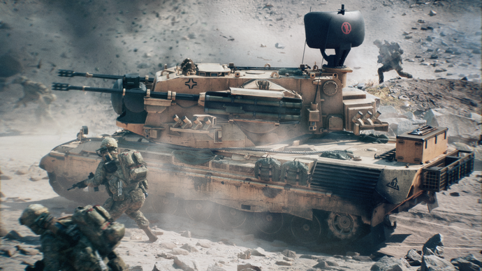 Official Battlefield 6 image showing a tank and some soldiers
