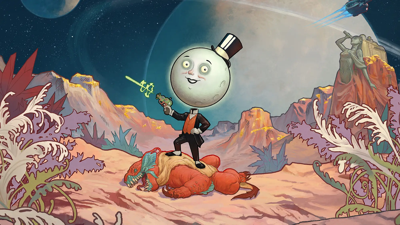 Key artwork for The Outer Worlds 2.