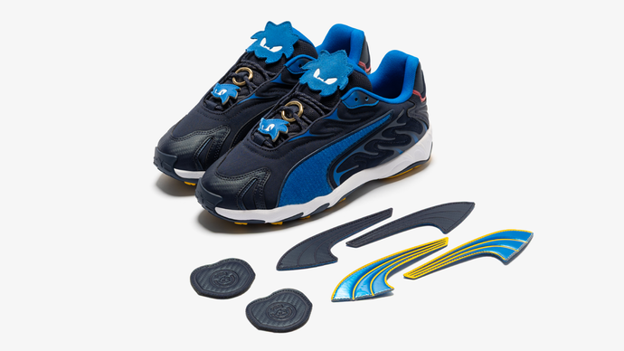 Sonic themed Puma trainers